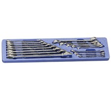 Genius Tools 17 Piece SAE Combination Wrench Set Chrome - TS-7517 New picture