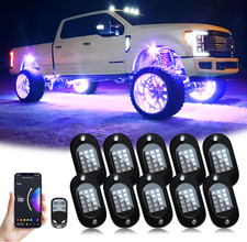 Kit de 10 luces LED RGB para camión con app, mando, modo música e impermeabilida picture