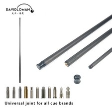 DAVID LOMAN 13mm Pro Taper Carbon Fiber Break Cue Shaft with Bakelite Ferrule picture