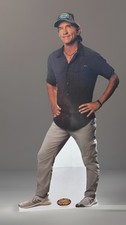 Jeff Probst CBS Survivor 6 Foot Stand Up Standee Cardboard 70’ Life Size - NICE picture