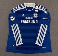 Drogba Chelsea Champhions League 2012 Munich Final Retro Long Sleeve Jersey picture
