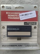 Chamberlain 750CB genuine Single Button 9 Code Switch Garage Remote Opener +free picture