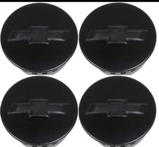 4PCS 66mm Gloss Black Wheel Center Caps Fits Blazer Camaro Colorado Traverse picture
