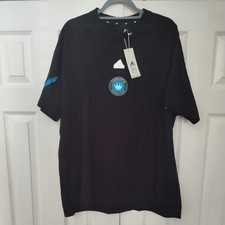 Adidas MLS Charlotte Football Club FC T-Shirt Mens XL Black Dry patch  NWT picture