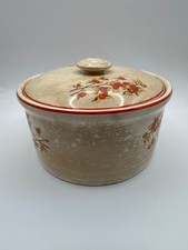 Vintage Universal Cambridge Ohio Bittersweet Berry Covered Casserole Pottery picture