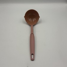 Vintage EKCO USA Pink Melamine Ladle Dishwasher Safe MCM Kitchen Utensil picture
