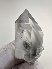 INCREDIBLE PHANTOM___Large RARE Arkansas Quartz Crystal Blue Phantom Point picture
