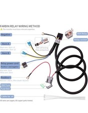 FARBIN 12V Horn Relay Wiring Harness Kit for Car Truck Train Horn picture