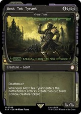 West Tek Tyrant - Grave Titan (Showcase) #346 *Foil* (NM) (PIP) MTG picture