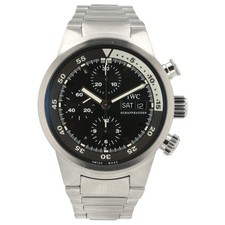 IWC Aquatimer Day Date Black Dial Stainless Steel 42mm Automatic Men’s IW371928 picture