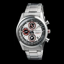 Suzuki Swift Sport x Seiko Chronograph Watch Premium Silver Limited Edition  picture