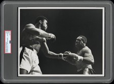 Cassius Clay vs Moore 1962 Boxing Type 1 Original Photo PSA *Stanley Weston* picture
