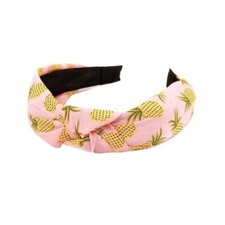 TIGERSTARS PINK PINEAPPLE FRUITY KNOTTED HEADBAND picture