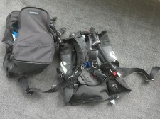 Scubapro Hydros Pro BCD Men L Black w/ Air2 Backpack Integrated Weight Pockets picture
