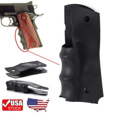 For PG1911-1 Grip Wraparound Rubber Government Finger Groove Grip Insert picture