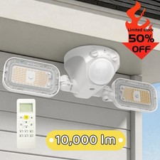 SANSI 70W 10000LM Motion Sensor Outdoor Lights Remote IP65 for Home Garage picture