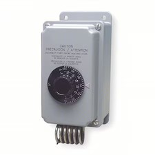 Peco Th109-009 Line Voltage Mechanical Thermostat, Heat Or Cool, 40 To 100F, picture