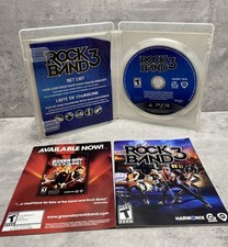 Rock Band 3 PS3 PlayStation 3 2010 CIB Complete Tested Working picture