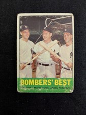 1963 Topps Bombers Best #173 - Mantle Yankees HOF -  picture