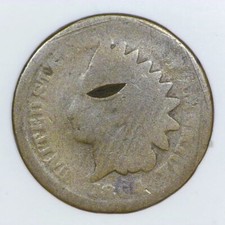 ~EARLY AMERICAN BRONZE~ 1864 Indian Head Cent US 1c Penny h637 picture