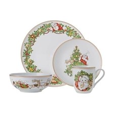 St. Nicholas 16pc. Porcelain Dinnerware Set (Service for Four) picture