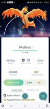 Shiny Galarian Moltres Pokemon Tr@de Go picture
