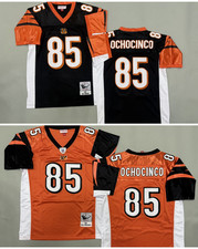 Vintage Chad Ochocinco #85 Bengals Throwback Stitched Jersey. picture