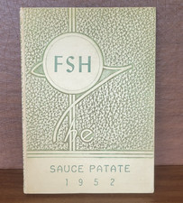 1952 French Settlement Louisiana High School Yearbook Sauce Patate Vintage picture