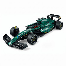 Technic 1:8 Pearl Paint F1 RaceCar Building Blocks Set MOC Collectible Boys Gift picture