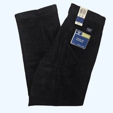 NEW Dockers Mens Relaxed Fit Pleated Cuffed Corduroy Pants 32x32 Vintage Y2K picture
