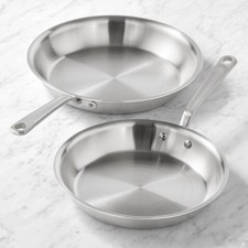 Made In Stainless-Steel Fry Pan, Set of 2, Size 10