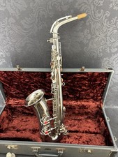 Kohlert Sons Alto Saxophone Silver Special Conservatory Model Vintage Case More picture