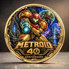 Metroid 40th Anniversary Commemorative Coin - MT003 picture