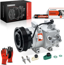 2011-2013 Ford Fiesta AC Compressor with Clutch 6-Groove Pulley picture