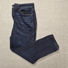 Chicos So Slimming Girlfriend Jeans Womens 2 US 12 Dark Wash Stretch Slim Ankle picture