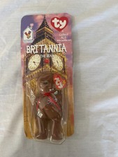 RARE Ty McDonald's Britannia the Bear – SEALED w/ 1993 Tush Tag ERROR picture
