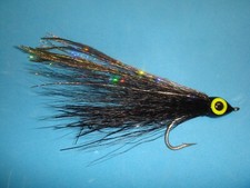 FLY FISHING FLIES - Black SEA STREAMER size 2/0 (3 each) picture