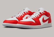 Nike Air Jordan 1 Low SE Shoes Chile Red Black White II9813-600 Men's Sizes NEW picture