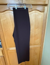 Everlane  Drapey Crepe Chocolate Brown Pants picture
