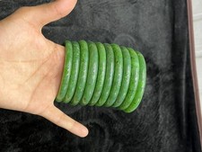 Green Nephrite Jade Bangle Green Nephrite A+++ picture