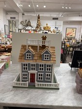 Home Bazaar Nantucket Colonial Birdhouse CM-1002 16 inch blue picture