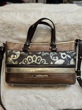 Authentic BRAHMIN Limited Edition Satchel / Tote Bag — stunning & Rare picture