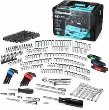 DURATECH 497-Piece Mechanics Tool Set SAE/Metric Sockets Muti-purpose Tools Kit picture