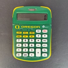 OREGON UNIVERSITY DUCKS Solar-Powered Calculator Collegiate 12-DIGIT Calculator picture