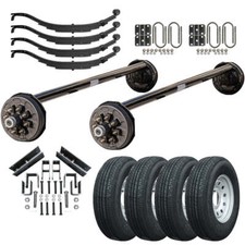 7000 lb Heavy Duty Tandem Axle TK Trailer Kit, 14K Capacity Drop Original Series picture