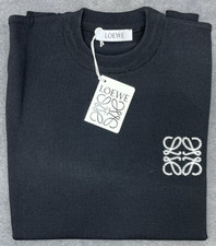 LOEWE MEN'S BLACK KNITWEAR T-SHIRT LARGE picture