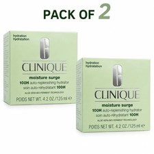 Clinique Moisture Surge 100H Auto-Replenishing Hydrator 4.2oz Pack of 2 New picture