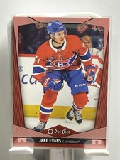 2025-26 O-Pee-Chee Yellow Jake Evans Canadiens picture