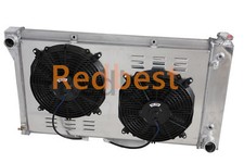 CC369 3 Row Radiator+Shroud Fan For Chevy Blazer GMC K5 K15/K1500 Pickup 68-1972 picture