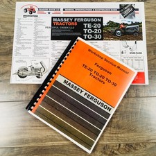 Ferguson To-30 To-20 Te-20 Tractor Service Repair Shop Manual To20 Te20 To30 picture